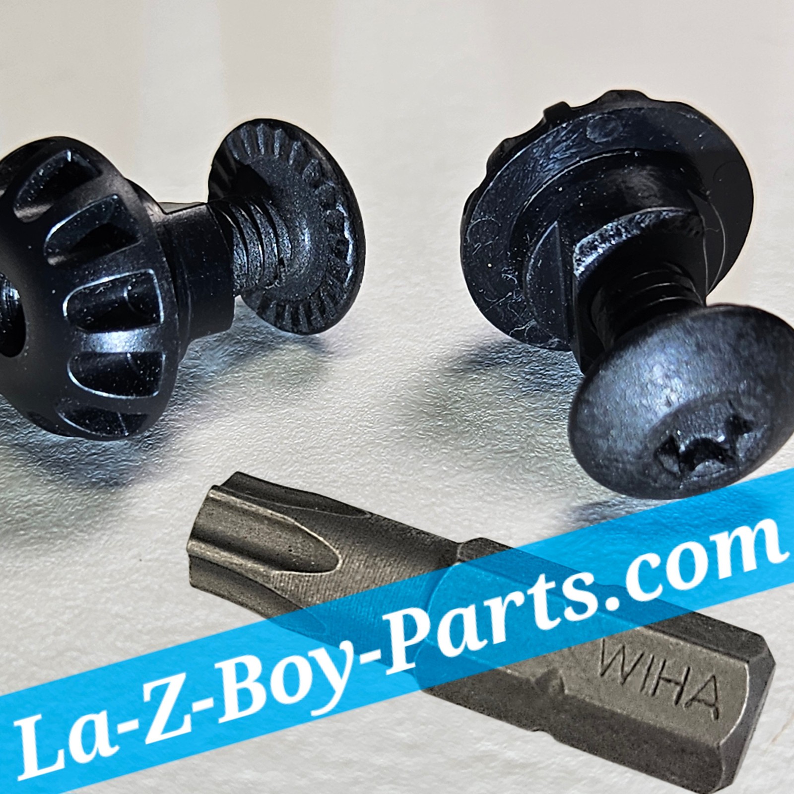 La-Z-Boy Recliner Foot Rest Screw Bolts Plastic Grommet Set OEM LAZY BOY PARTS