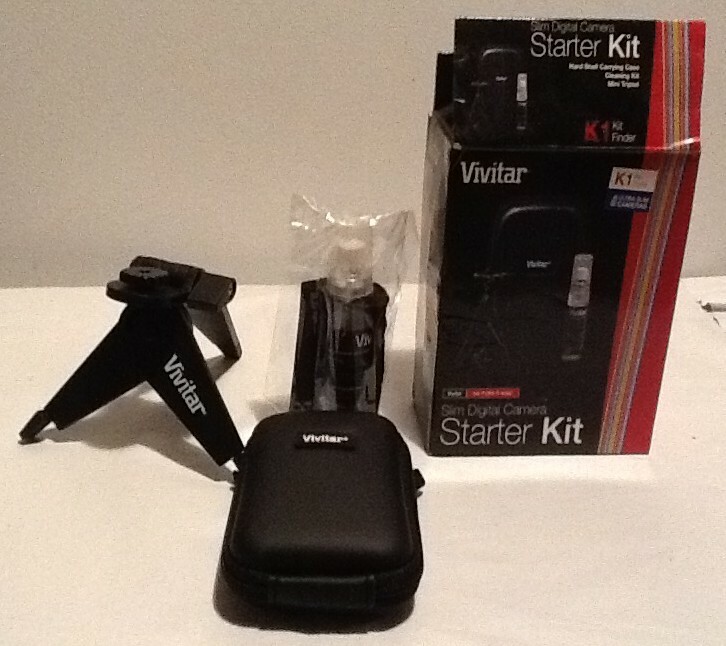Vivitar Slim Digital Camera Starter Kit K1 Open Box Unused