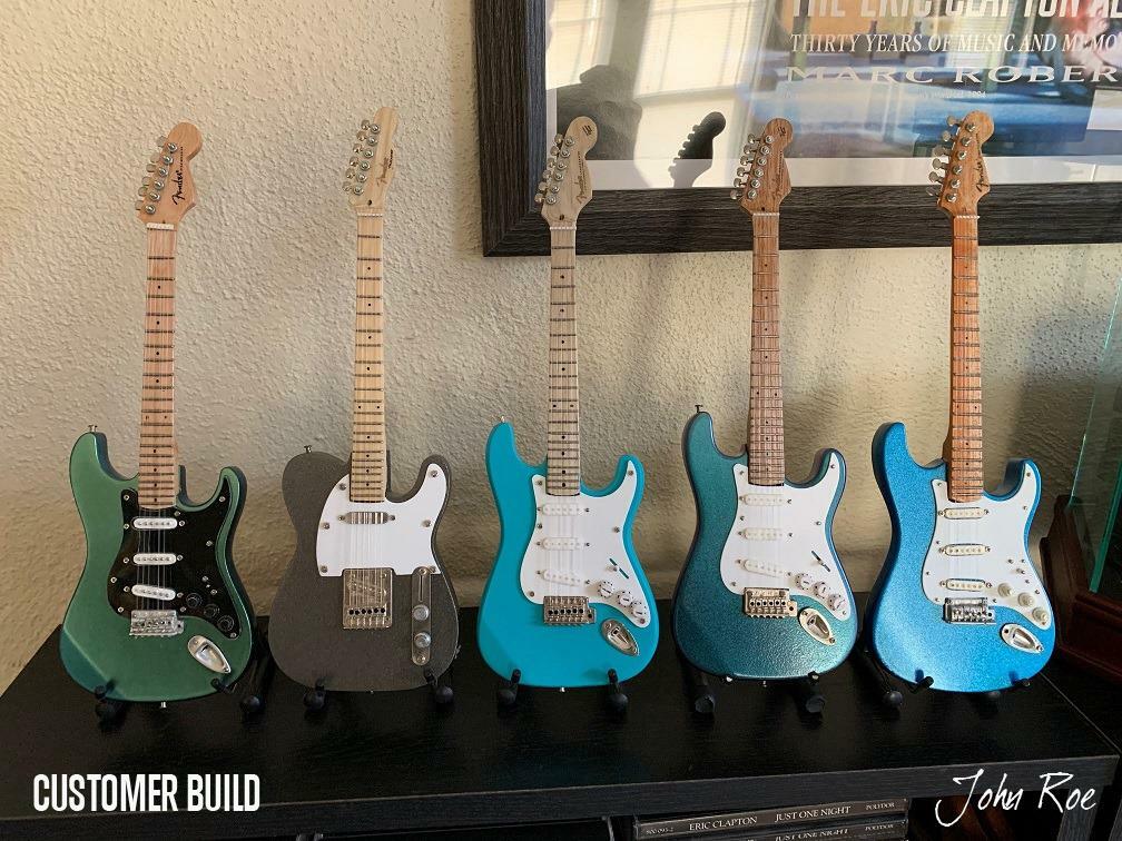 Fender Stratocaster Model Kit - Build Your Own Mini Strat! Kit by Axe Heaven