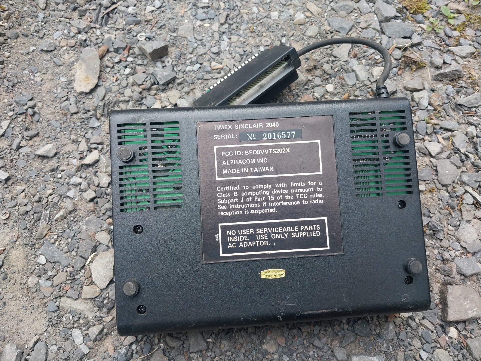 Weird Metal Sinclair ZX81 Microcomputer + Printer 16K RAM / Old Vintage Computer