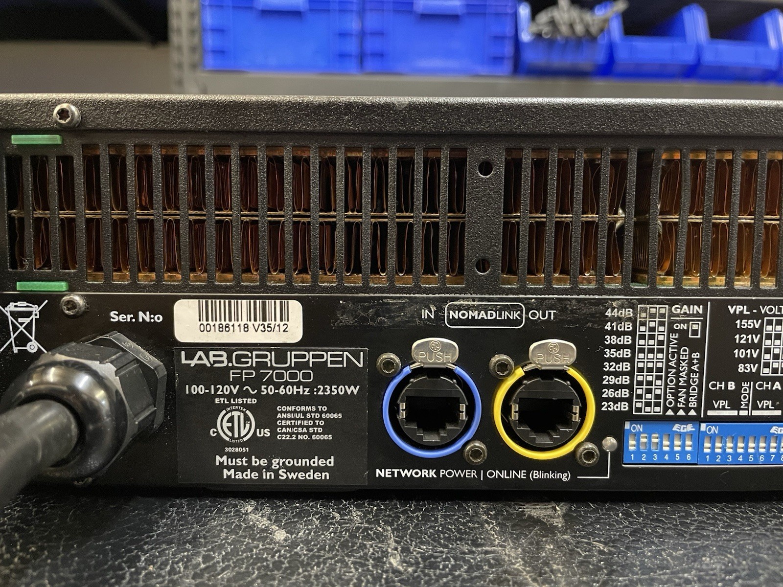 Lab Gruppen FP7000 Two Channel Amplifier (Speakon)