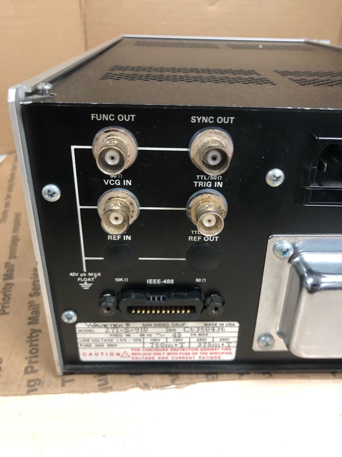 Wavetek 271 Programmable Pulse/Function Generator (TESTED)