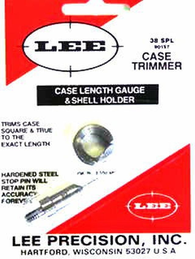 SALE! 90157 LEE CASE LENGTH GAUGE & SHELLHOLDER - 38 Special - NEW - FREE SHIP