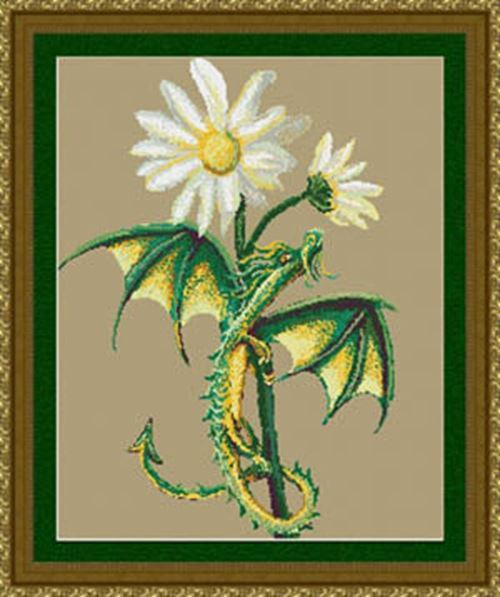 Daisy Dragon by Kustom Krafts cross stitch pattern