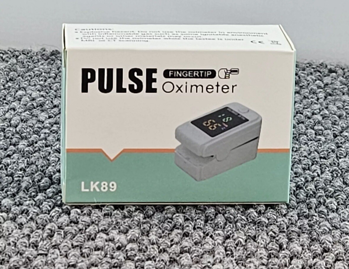 Pulse Oximeter LK89 Finger Oximetry Saturation Heart Rate Pressure Monitor