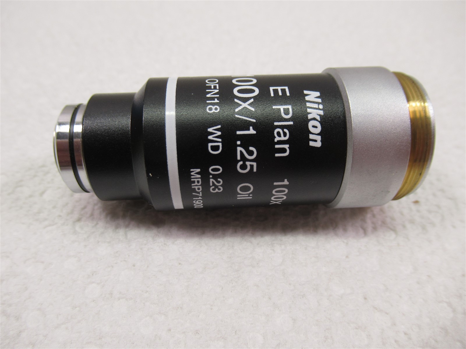Nikon Eclipse Series E Plan 100x Microscope Objective Lens Excellent Shape
