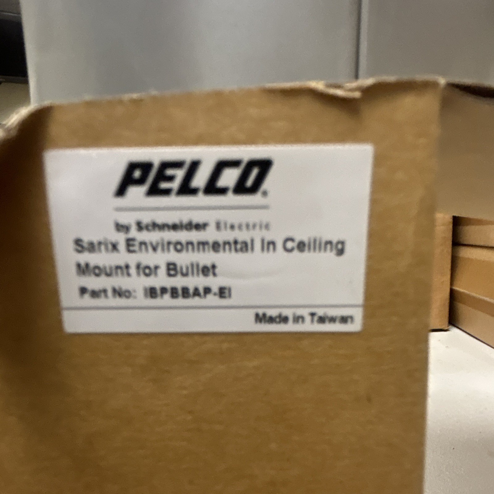 Pelco Sarix In-Ceiling Bullet Camera Bracket IBPBBAP-EI, Gray