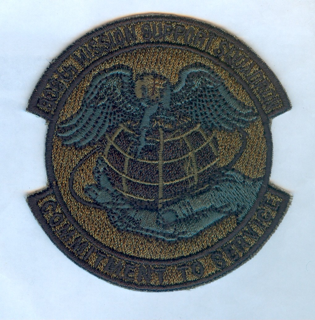 USAF / US Air Force 908th MISSION SUPPORT SQUADRON (SUBDUED)  ... MINT .....  X