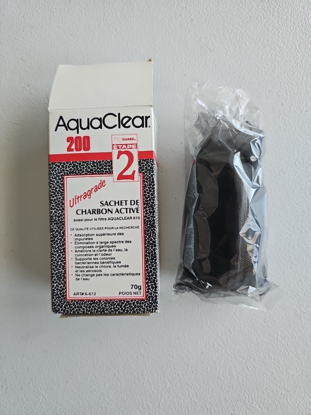 AquaClear 200 Step 2 Activated Carbon Insert + Step 3 Ammonia Remover Fish Tank