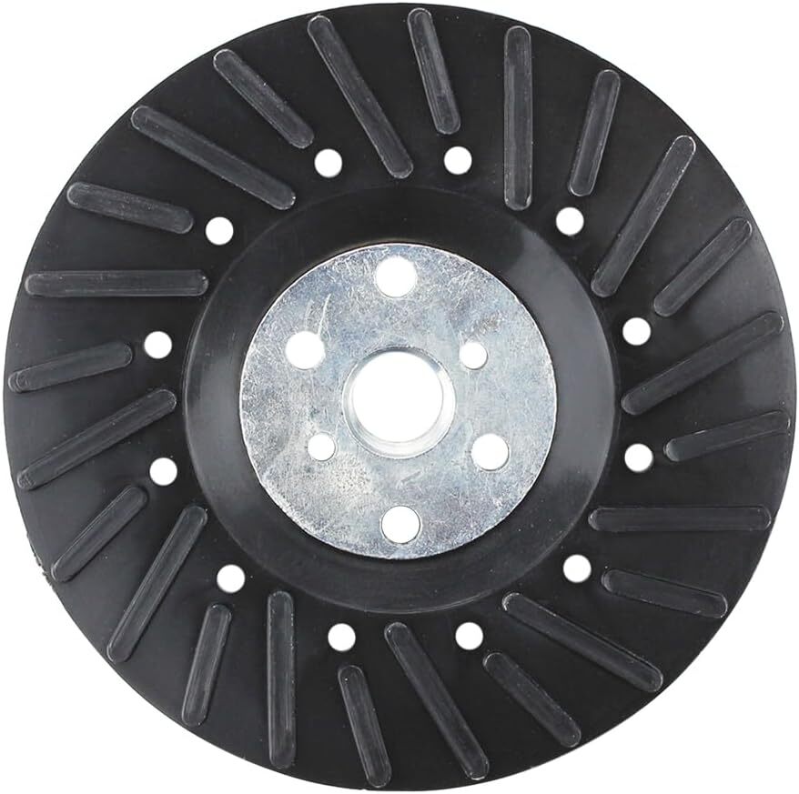 1 Pack - 4-1/2" x 5/8"-11 Resin Fiber Disc Backing Pad with Lock Nut for Grinder