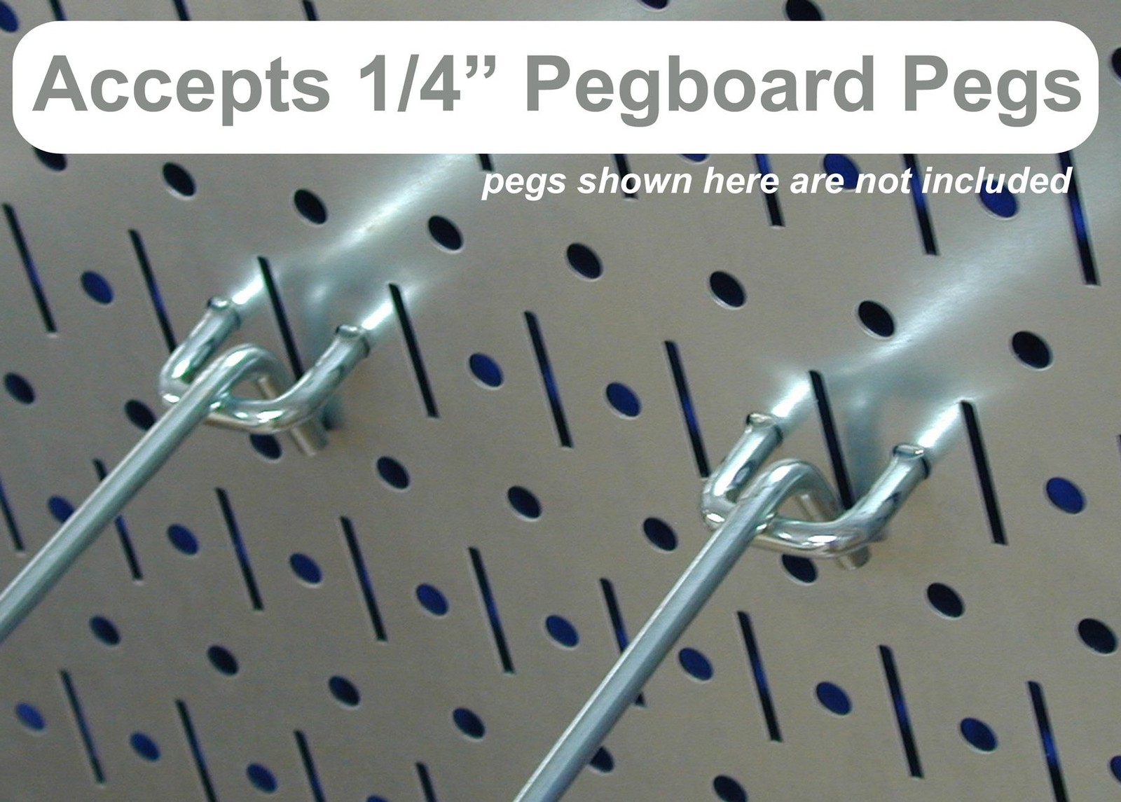 Wall Control 30-P-3232BU Blue Metal Pegboard Pack