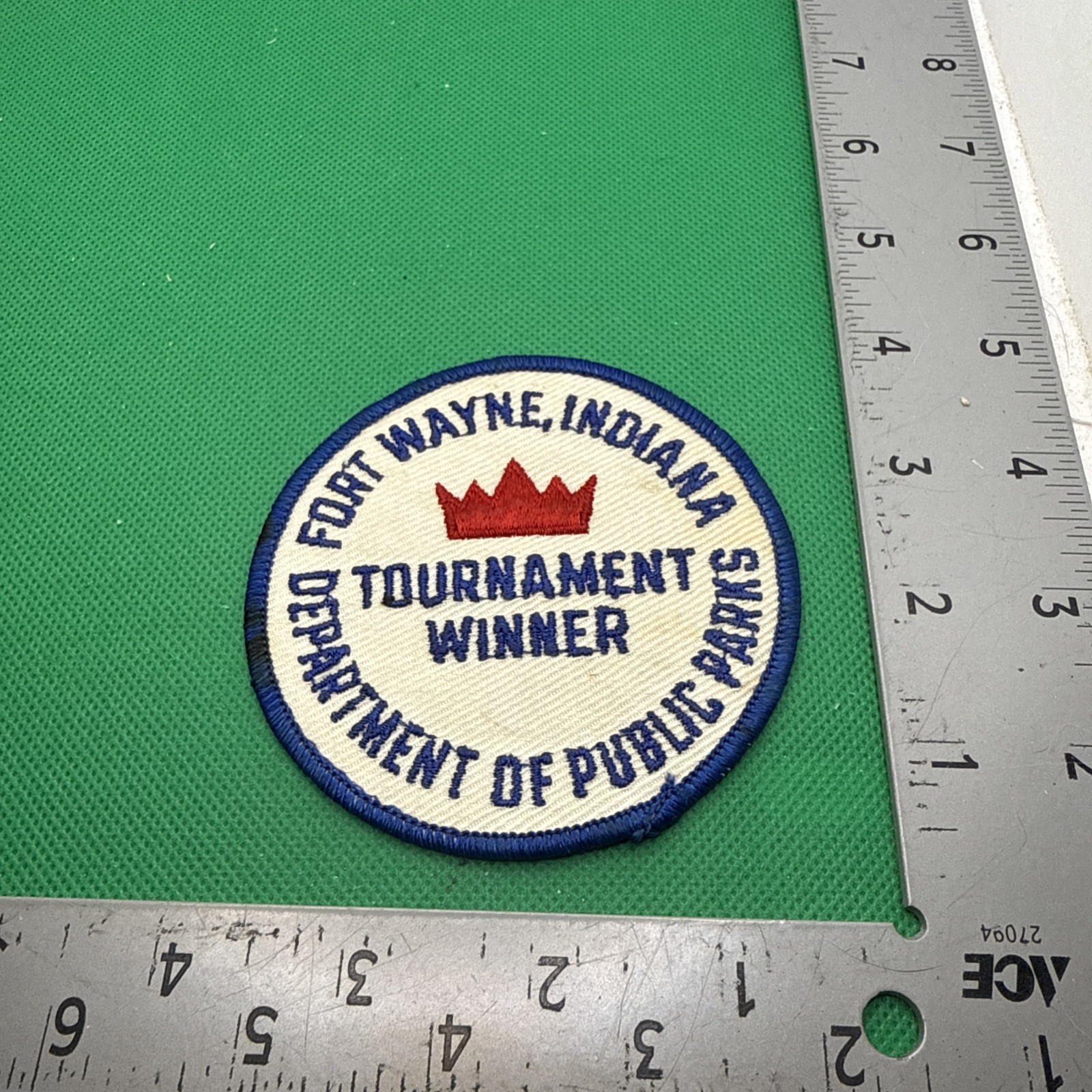 Fort Wayne Indiana Tournament Winner Department Of Public Works Patch 87I-1775L