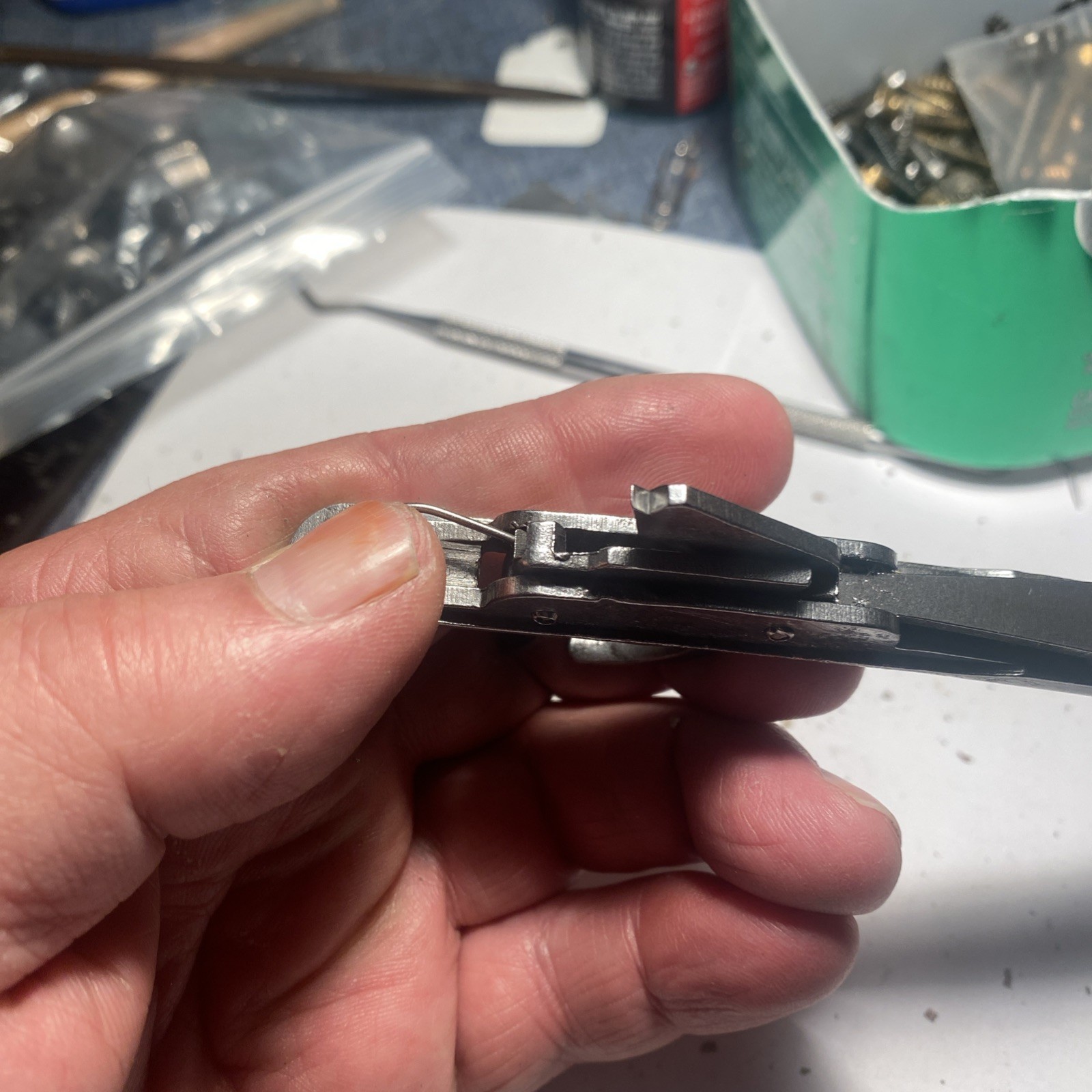CVA Hawken Double Set Trigger Assembly and Screws.
