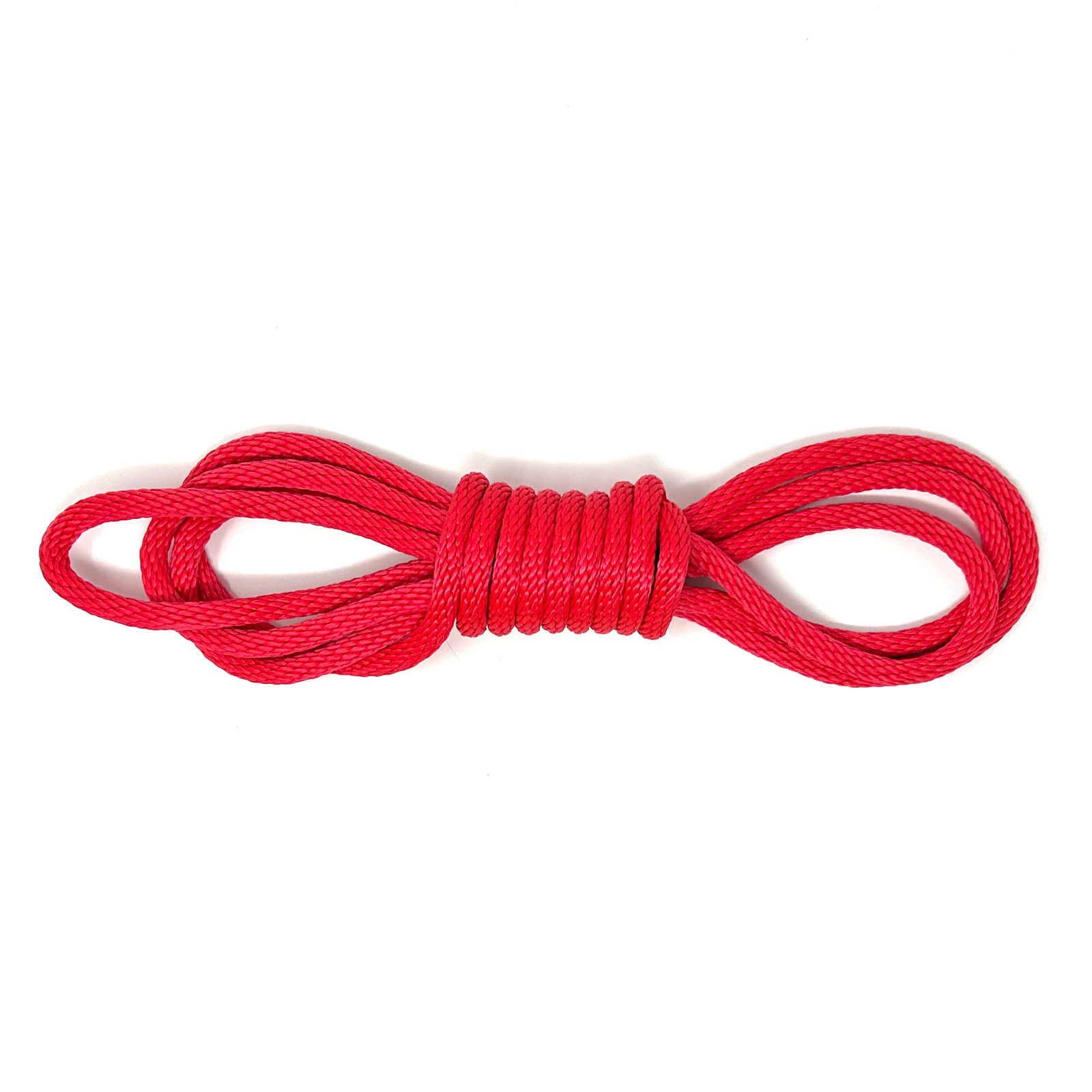 Mad Dog Products Bulk Rope 3/8” x 50’ Red Solid Braid Rope – Made in USA