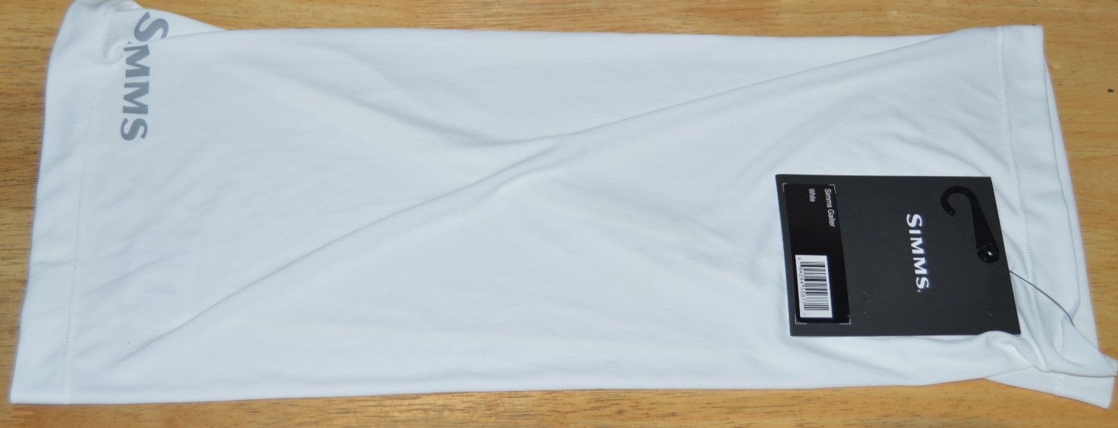 Simms multifunctional gaiter white neck face elements protection 20" OSFA NEW