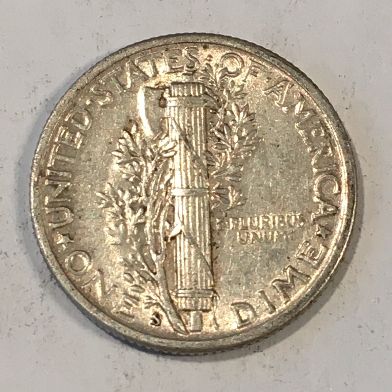 1942-S Silver Mercury Dime - High Quality Scans #L755