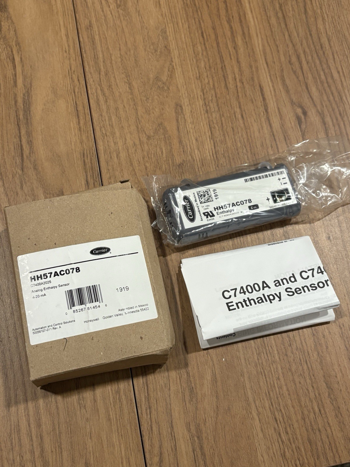 Carrier HH57AC078 Enthalpy Sensor 21 VDC 2