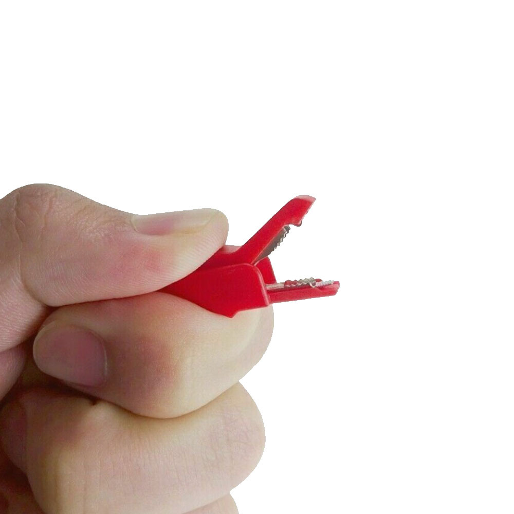 10x 4mm Stackable Banana Plug to Test Hook Clip Test Leads & Alligator Clips US