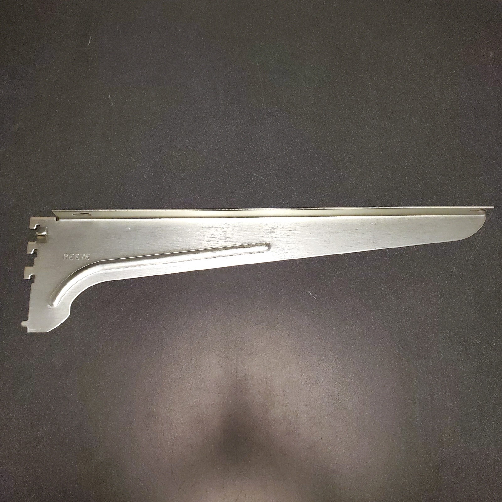 Reeve 81-R-16 Heavy Duty Brushed Stainless Right Shelf Bracket 16" - BRAND NEW!