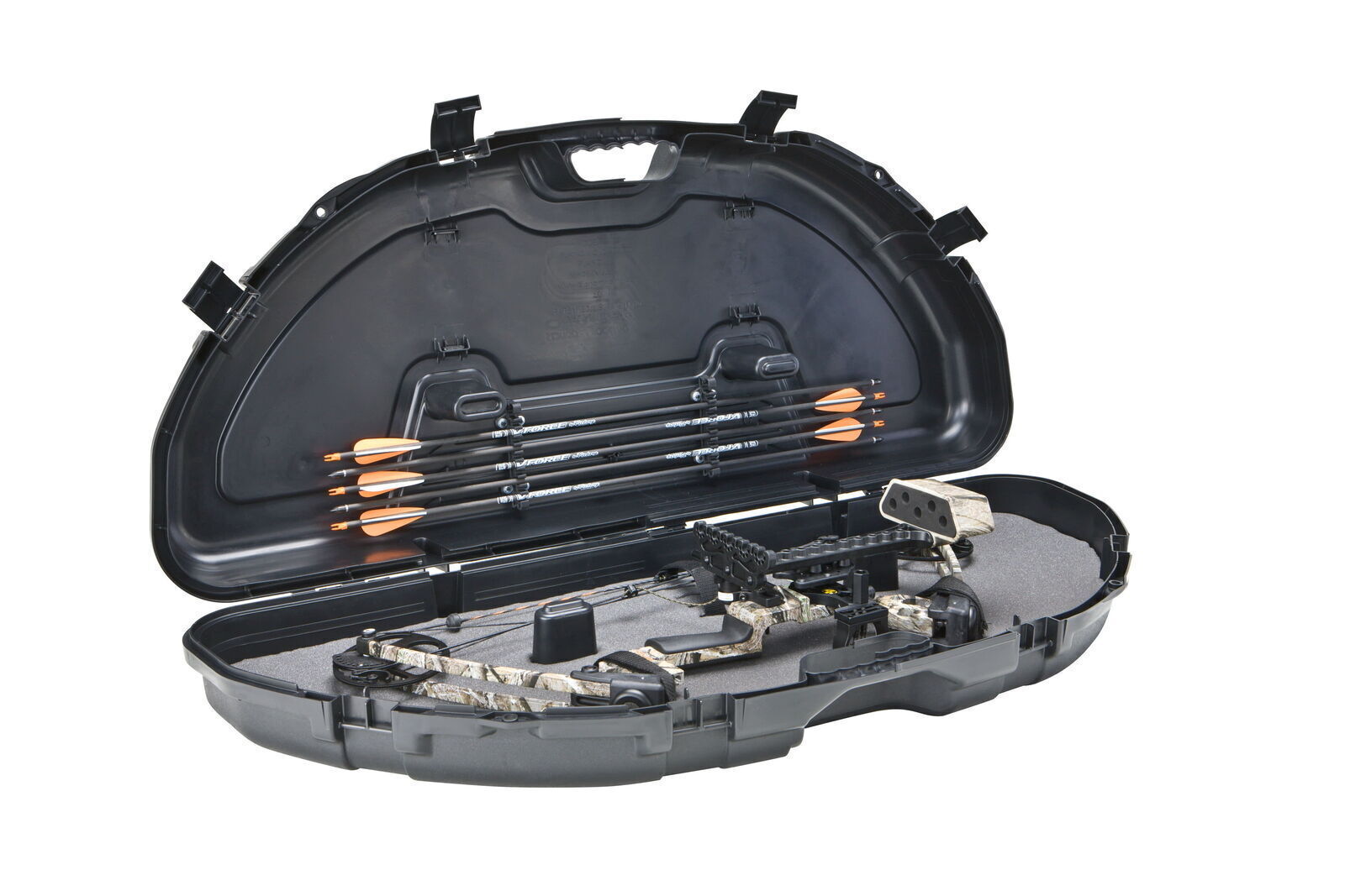 Compact Lockable Bow Case Archery Storage 5 Archery Hard Protective Hunter Black