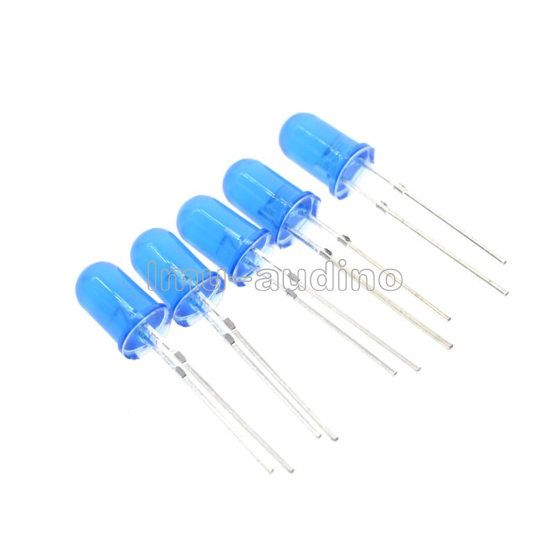 50pcs LED 5MM BLUE COLOR BLUE LIGHT Super Bright