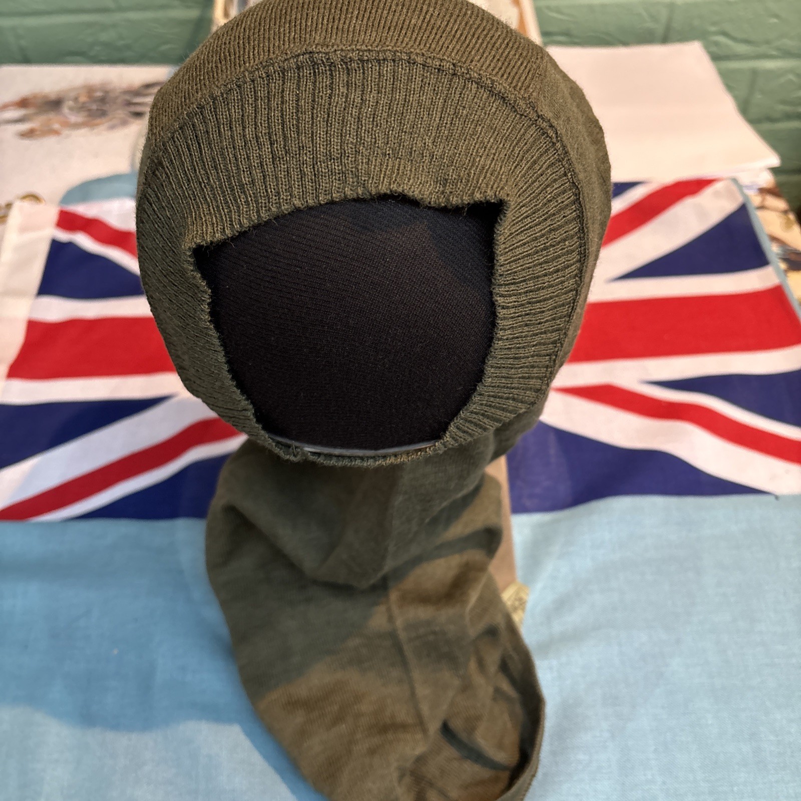 British Army issue Balaclava, unworn condition. Snood
