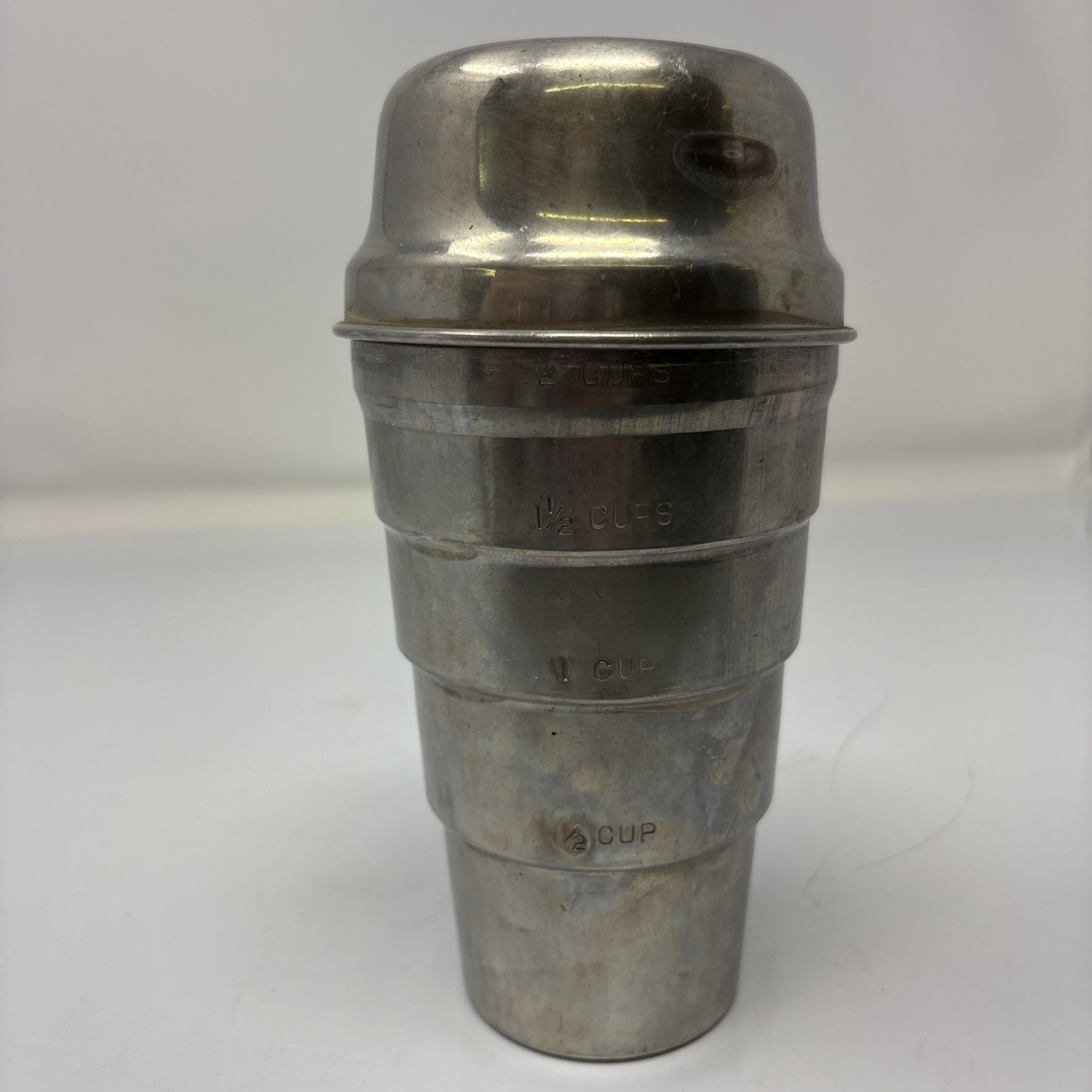Vintage Drink Shaker~ Aluminum Cocktail Drink Shaker~ Art Deco~ Barware~