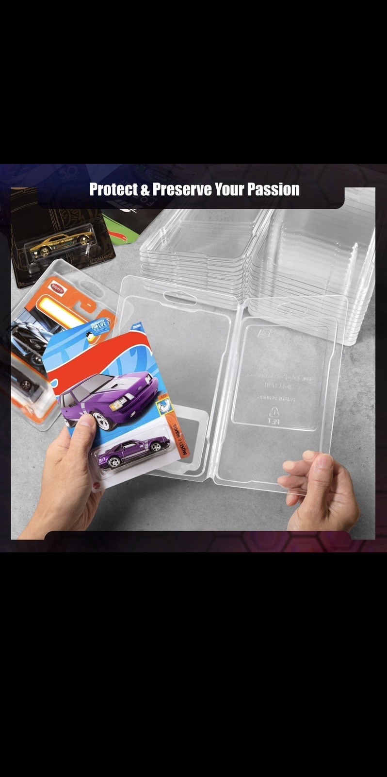 Sterling Protector Case Mainline 6 Pack Gift Box for Hot Wheels & Matchbox Basic