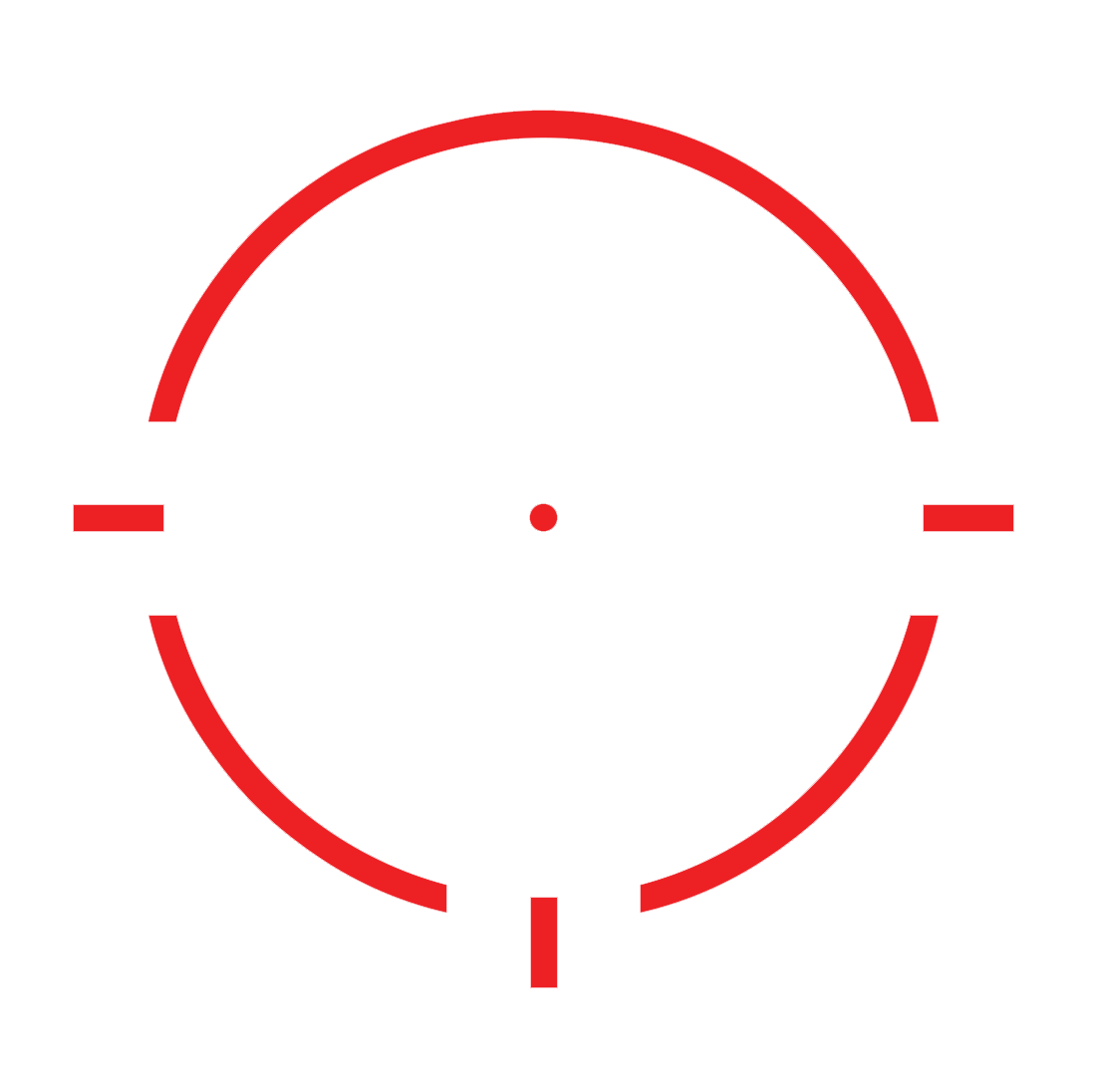 AT3 RCO Red Dot Sight with Circle Dot Reticle and Variable Riser Mounts