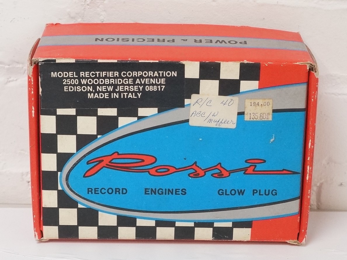 Rossi .40 ABC RC Airplane Glow Engine w/ Muffler Box Manual QB400 Italy