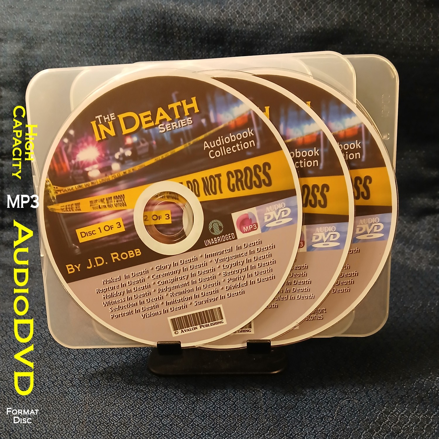 The IN DEATH Series By JD Robb - 74 MP3 Audiobook Collection