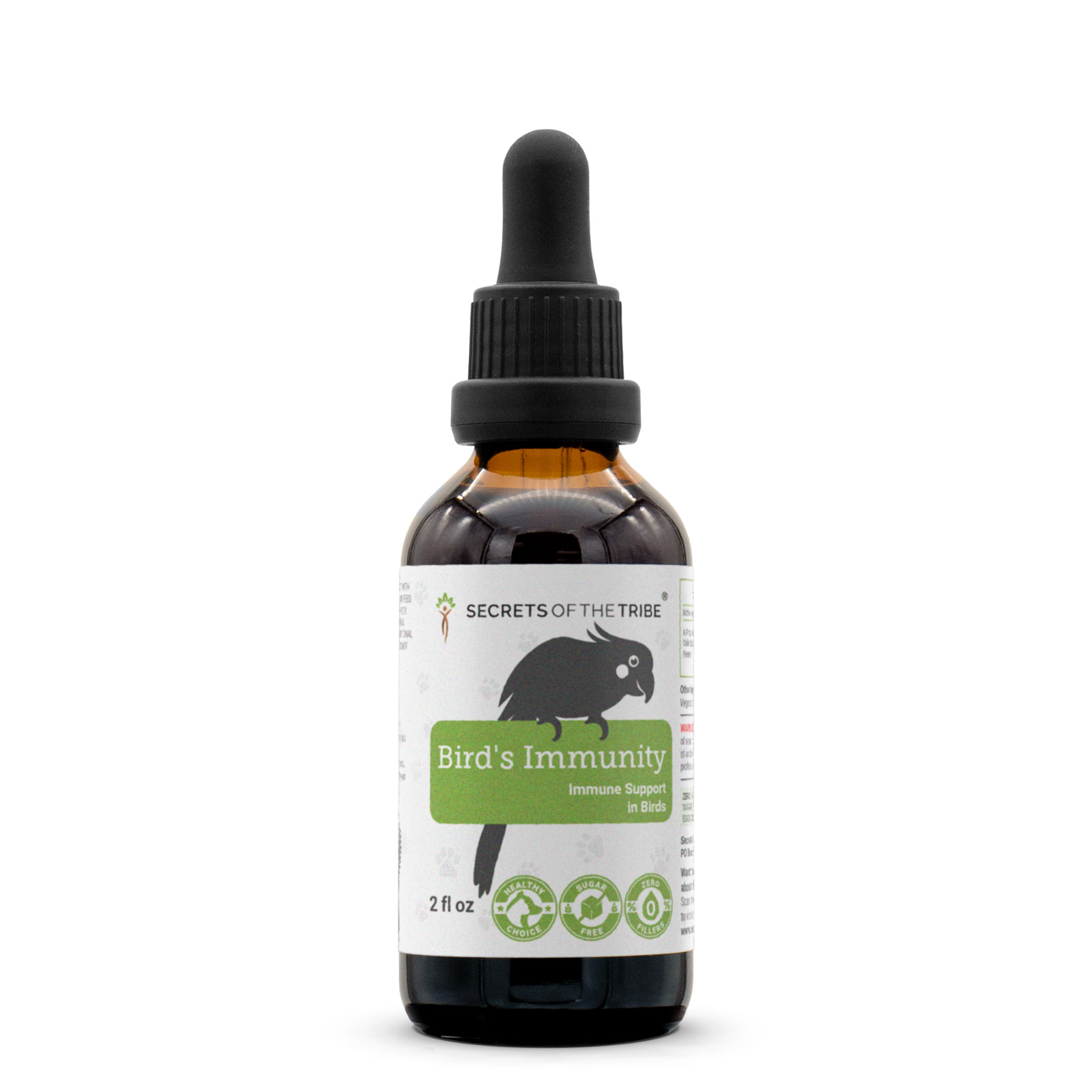 Bird's Immunity Alcohol-Free Extract for Birds, Tincture, 2 oz