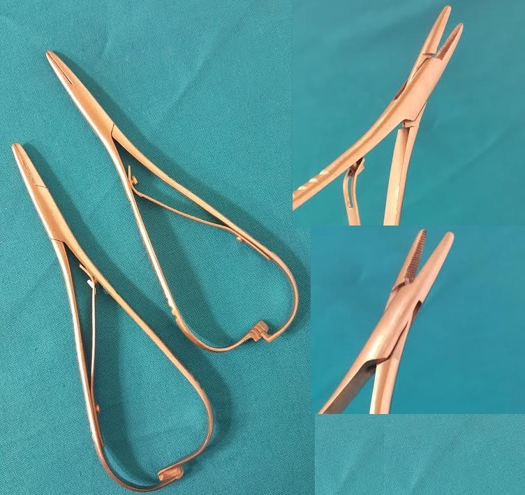 New 2 PCS Mathieu Needle Holder 5.5" Surgical & Dental Instruments-High Quality