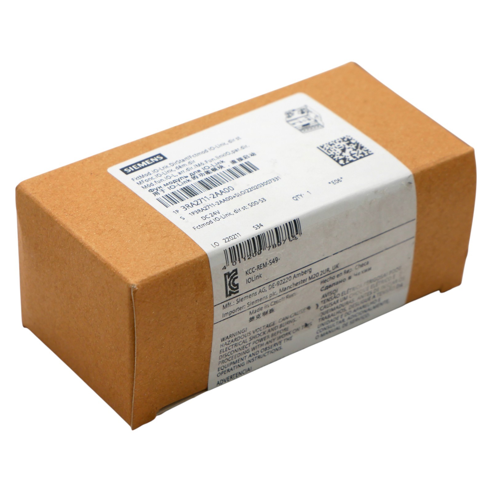 Siemens 3RA2711-2AA00 Version: 06 Function Module Functional Module -sealed-