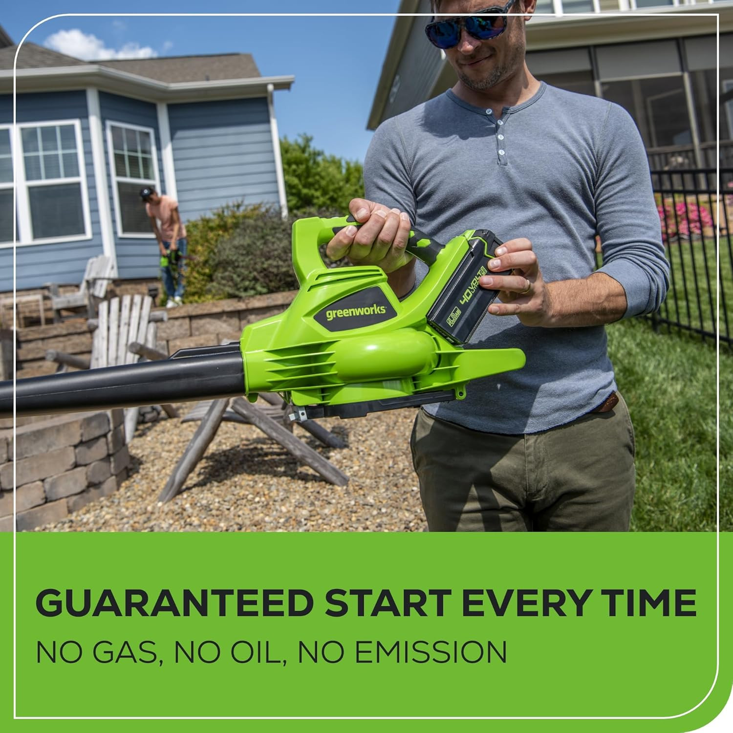 40V Cordless Leaf Blower Vacuum 185MPH 340CFM Brushless Garden Tool