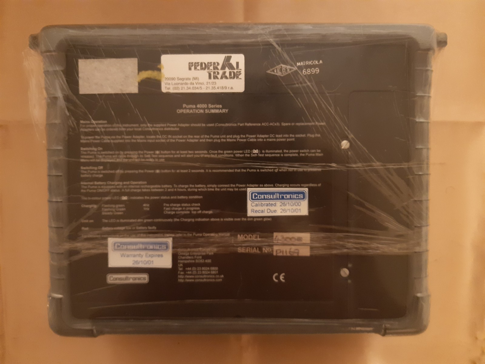 Consultronics Puma 4300E Telecommunications Analyzer | NOS New Sealed Box