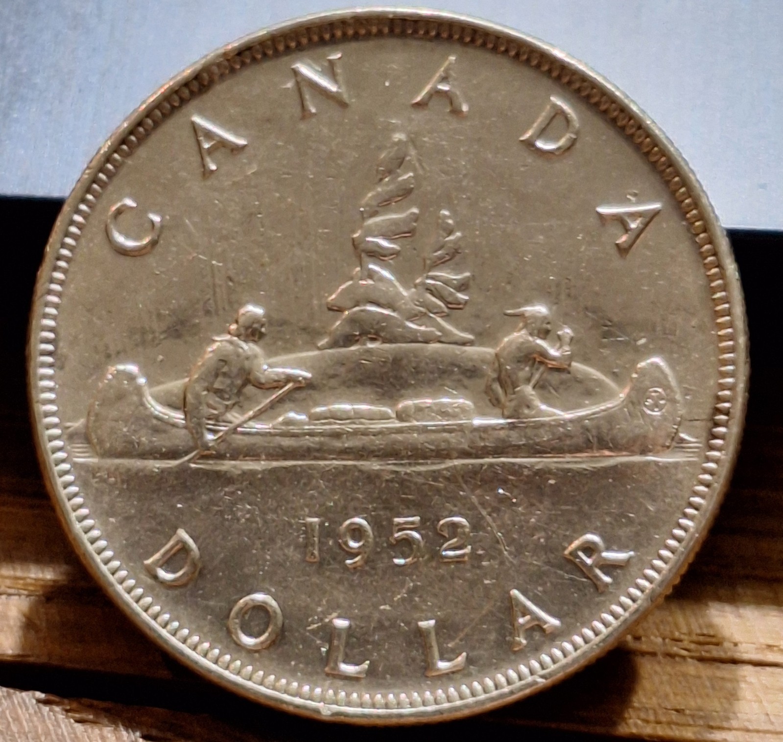1952 CANADIAN SILVER DOLLAR GEORGE VI