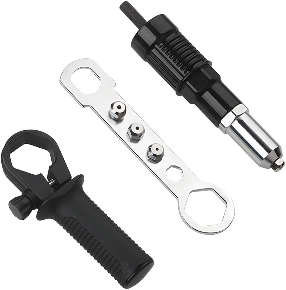 Kit Adaptador Remachadora Para Taladro Eléctrico 4 Cabezas Rivet Gun Drill