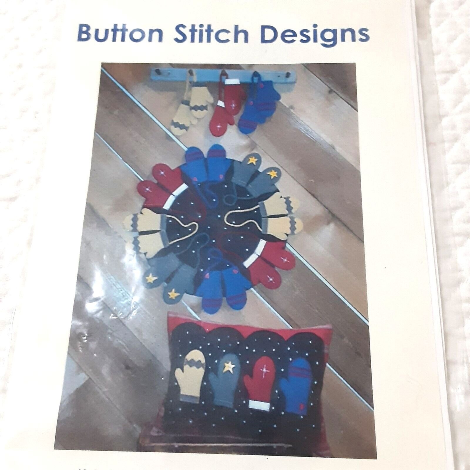 Button Stitch Designs quilt sewing pattern Wear Your MIttens #108 decor