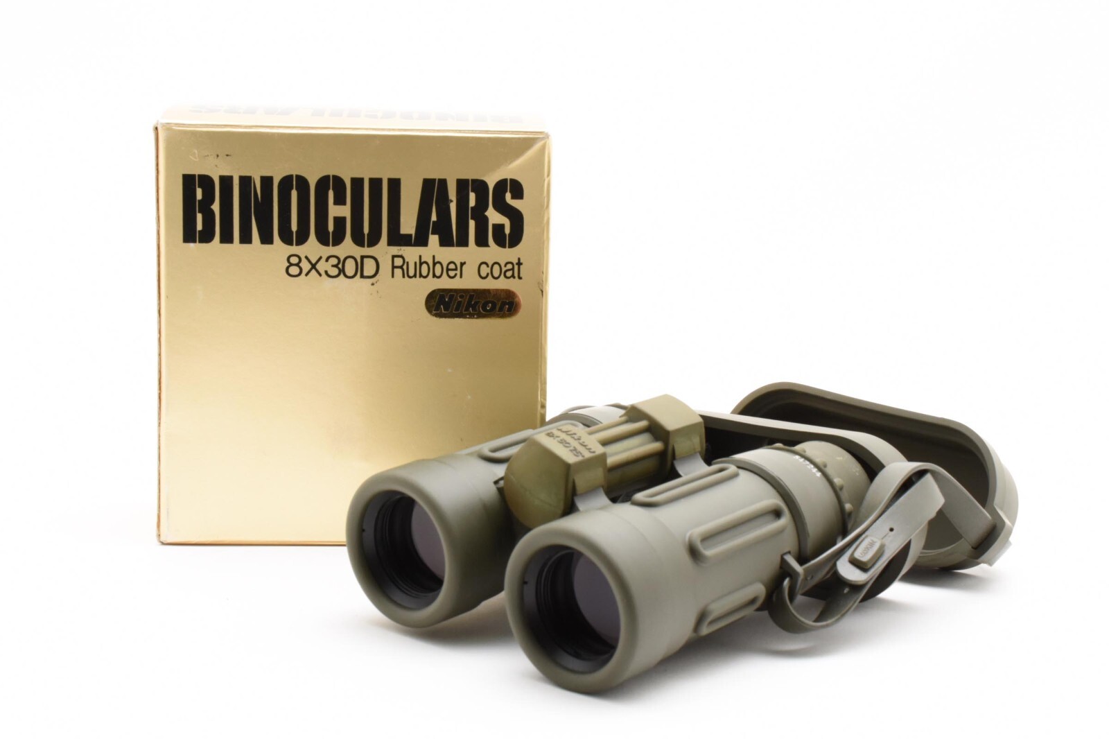 [BOX] Nikon Binoculars 8X30 D 7.5° Military Green Waterproof From JAPAN