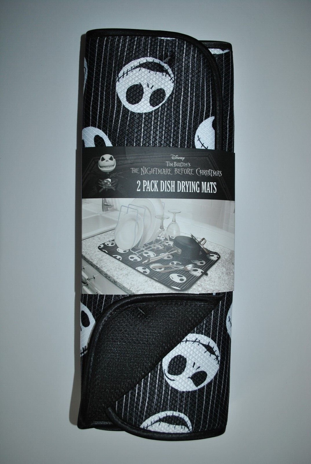 Dish Drying Mats Best Brands 2 pack- You Choose - Stitch,Jack,Sally,Snoopy,Pooh