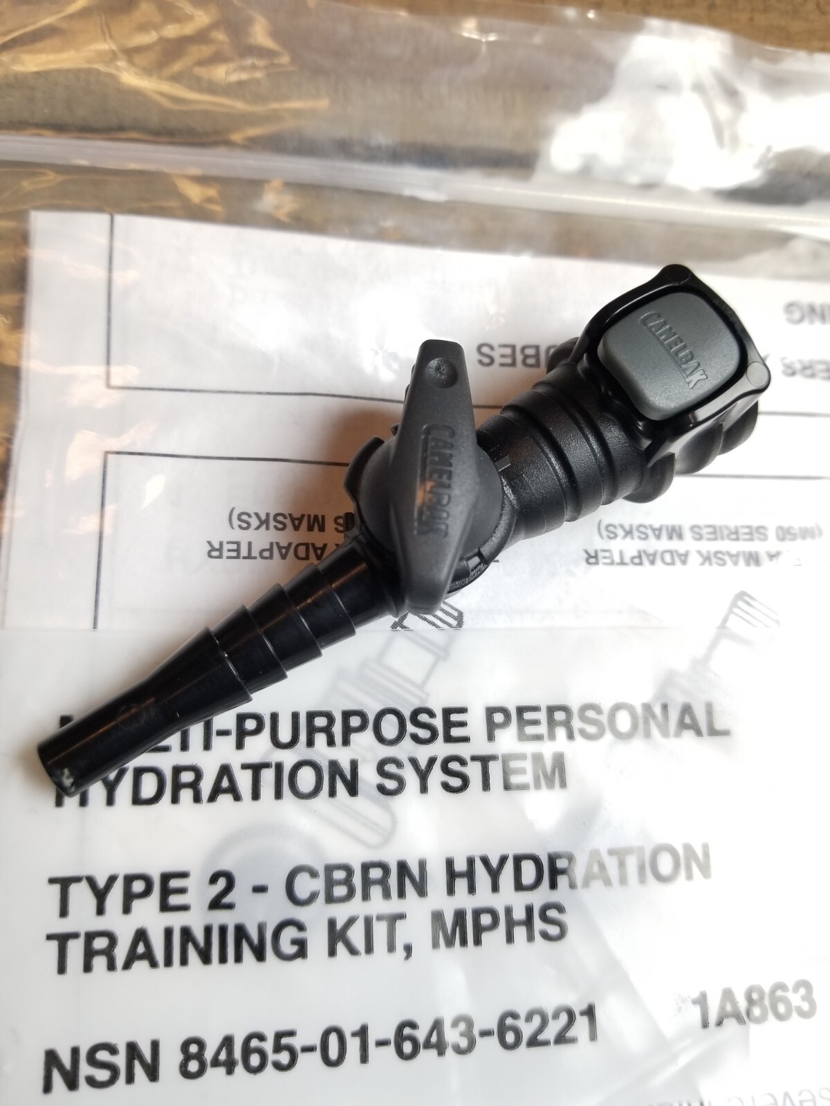 4 Pc Camelbak Replacement Bite Valve Mouthpiece Hydrolink TYPE 2 Conversion Kit