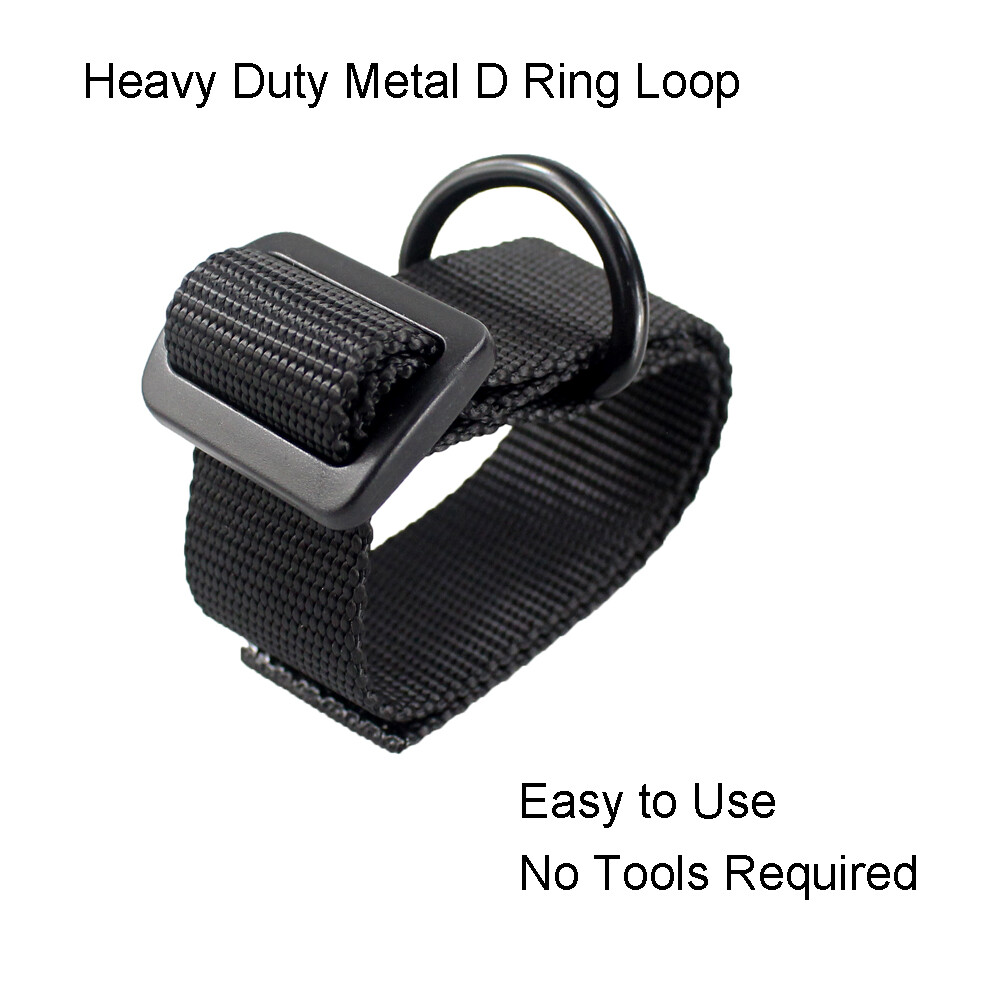 US Black Gun Sling Adapter Tactical D Ring Loop Strap Attachment