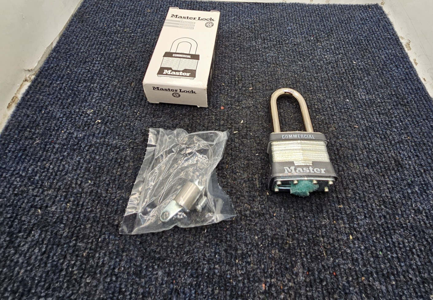 (QTY 3) Master Lock Commercial 21LFWO Padlock, Alloy Steel, 1-3/4 in. W
