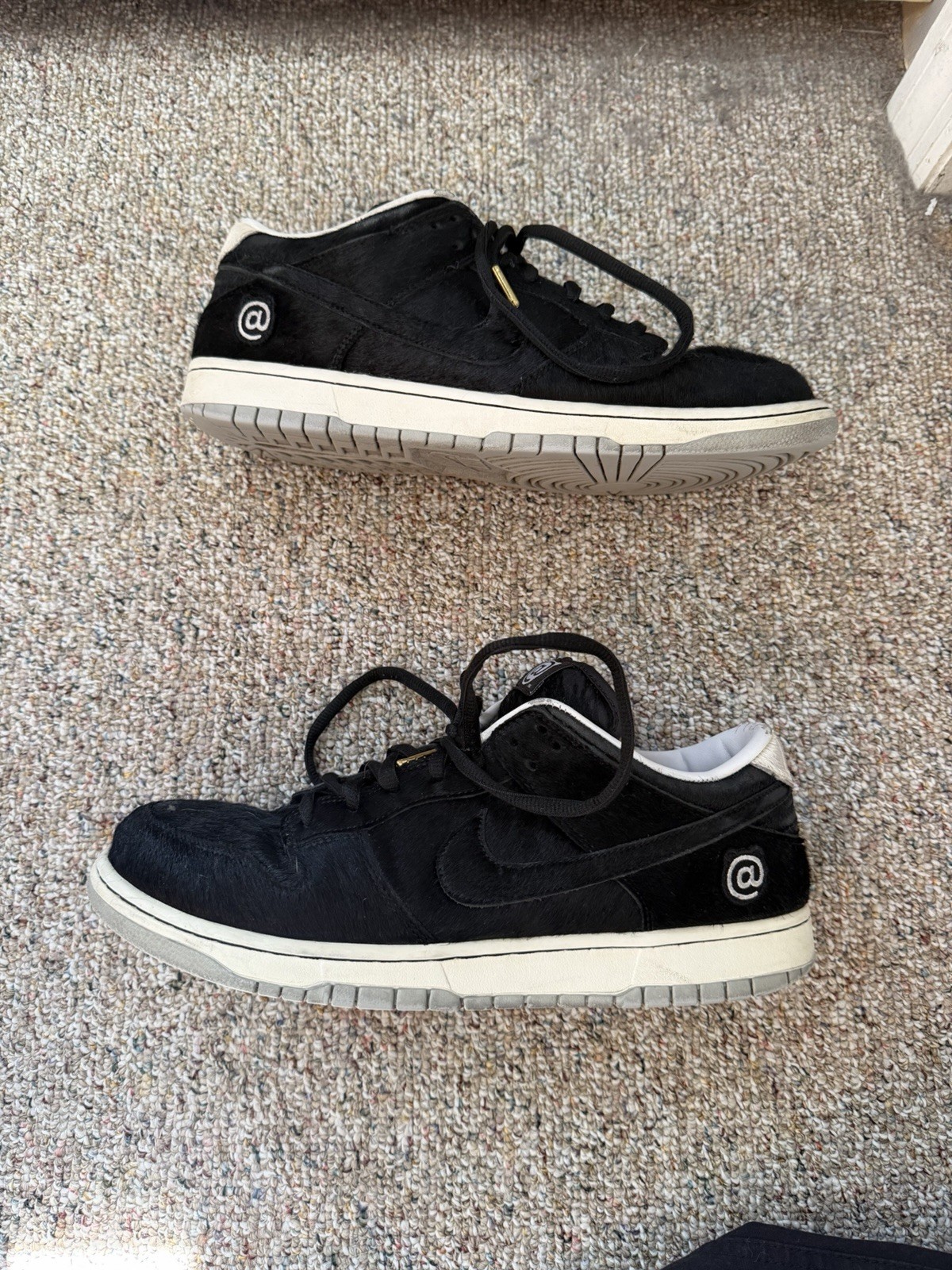 Nike SB Dunk Low Medicom Bearbrick Black Size 13 CZ5127-001 Used No Insoles