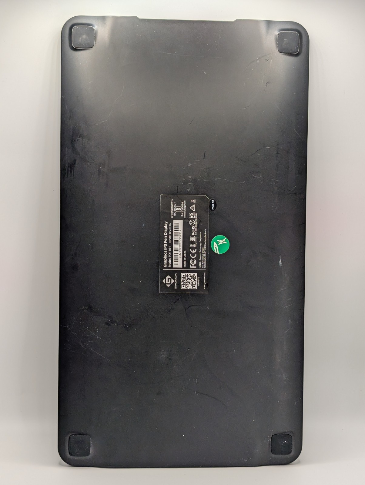 Gaomon PD1161 11.6in Pen Display Drawing Tablet,UNTESTED.