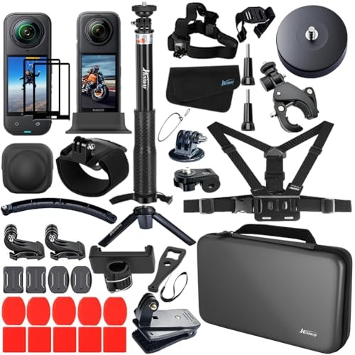Accessories Kit for Insta360 X5 X4 Camera Mount Bundle with Magnetic Carrying