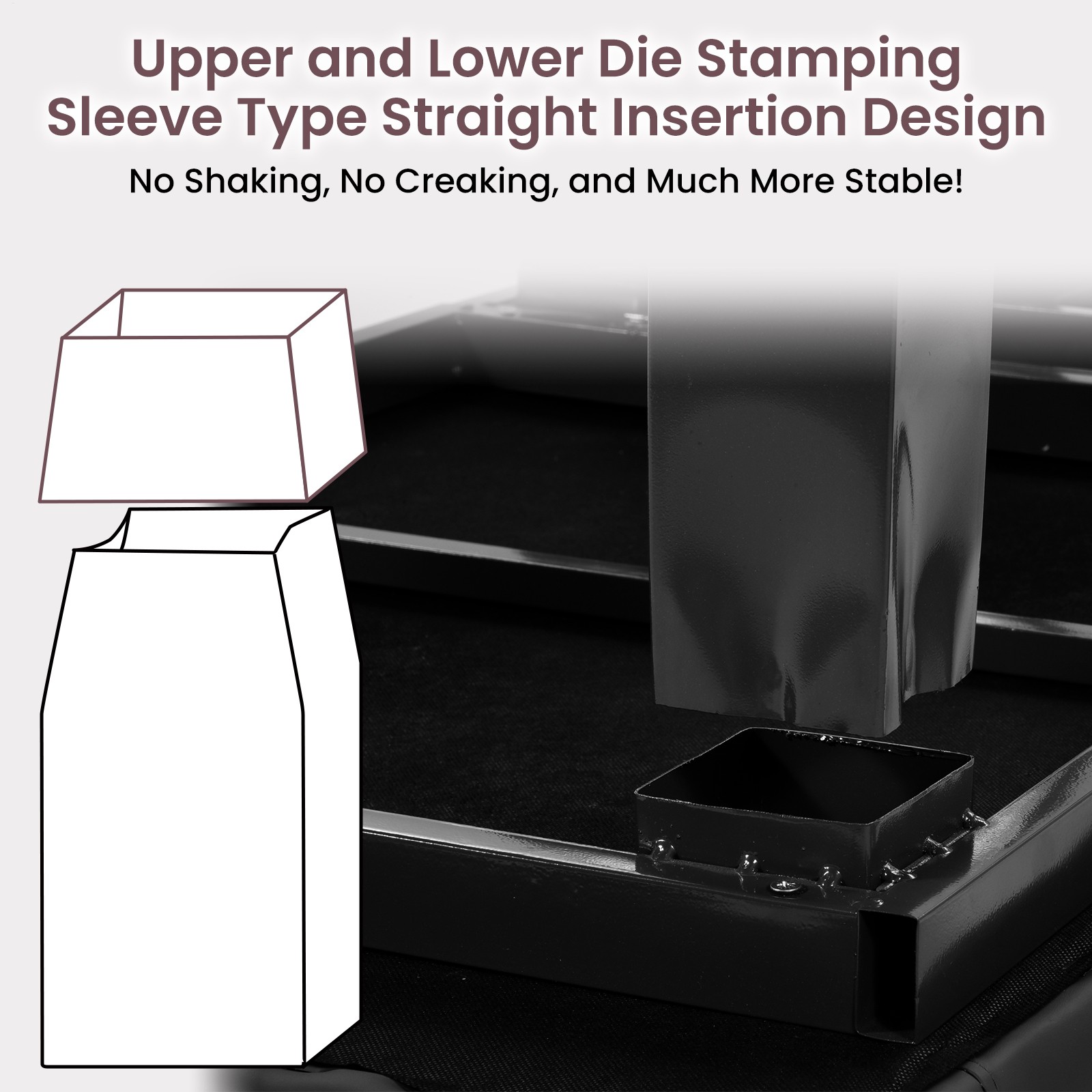 Professional Stationary Massage Table with Headrest