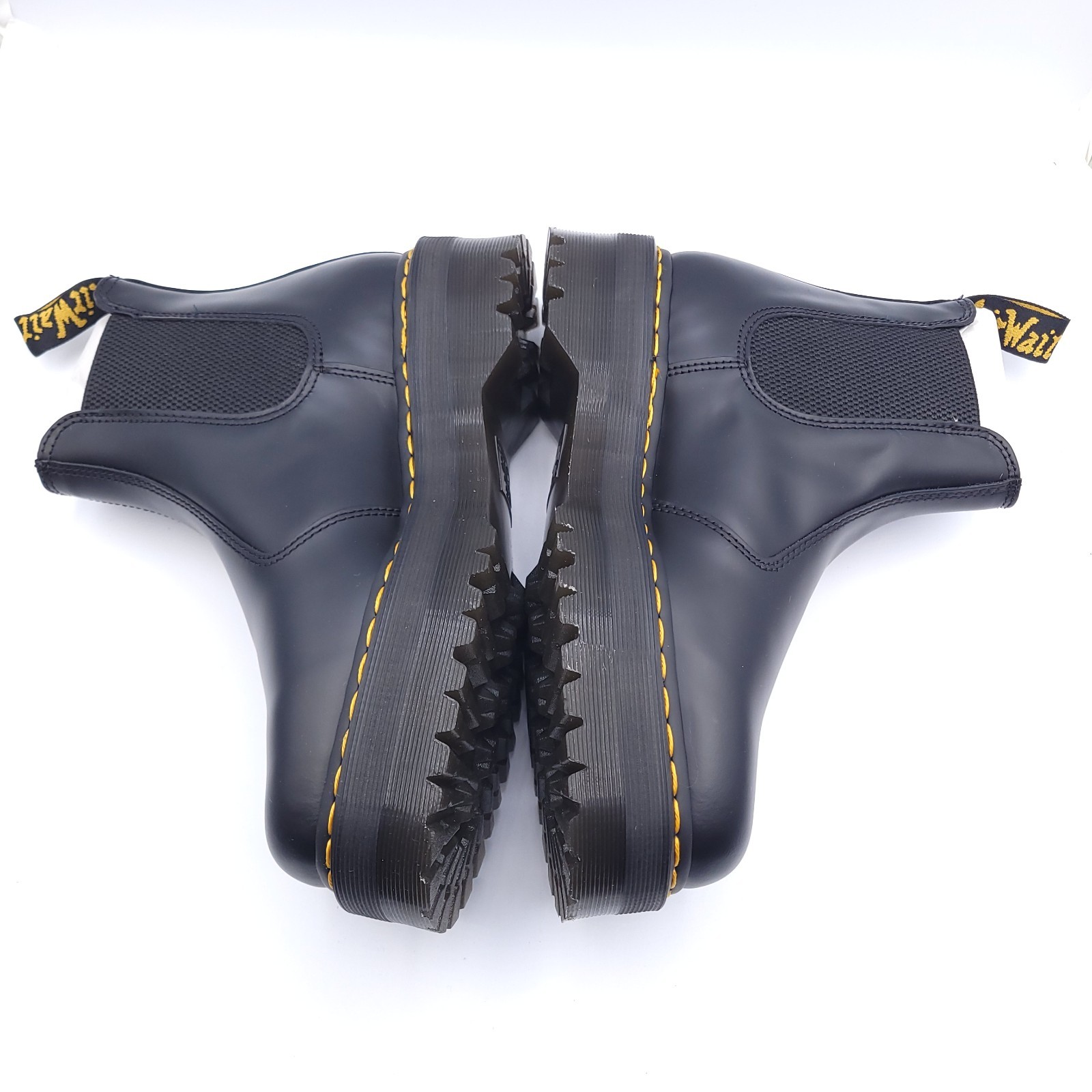 Dr. Martens 2976 Quad Retro Chelsea Boots Mens 10 Womens 11 Black Classic Style