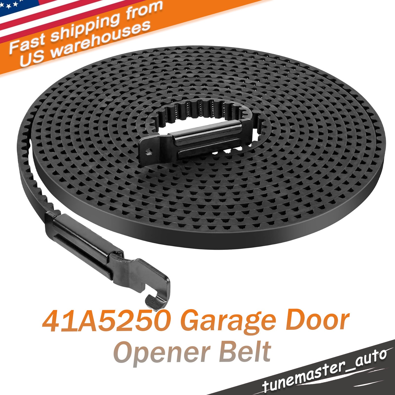41A5250 Garage Door Opener Belt 237" 7FT High Garage Drive Belt for Chamberlain